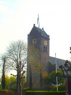 2023 Folsgare - Nieuwe vlaggenmast voor toren Laurentiuskerk
