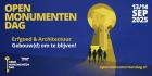 2025 Open Monumentendagen op 13 en 14 september a.s.